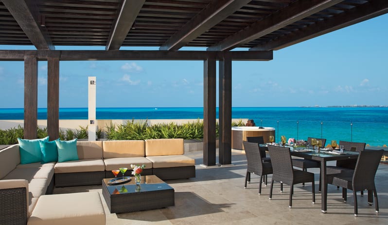 DREAMS PLAYA MUJERES PREFERRED CLUB GOVERNOR SUITE TERRACE